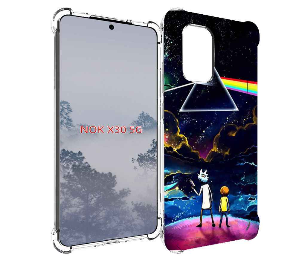 

Чехол MyPads рик и морти в космосе для Nokia X30 5G, Tocco