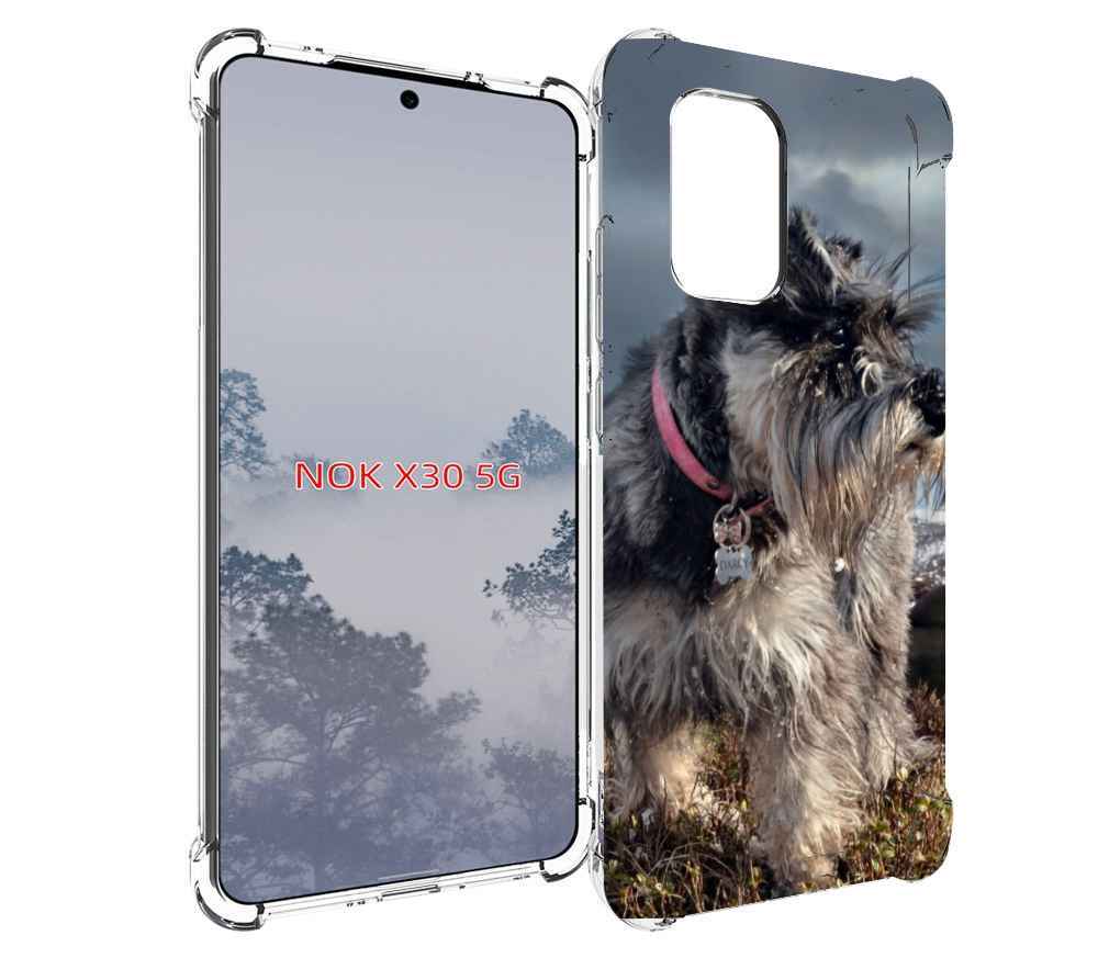 

Чехол MyPads ризеншнауцер 2 для Nokia X30 5G, Tocco