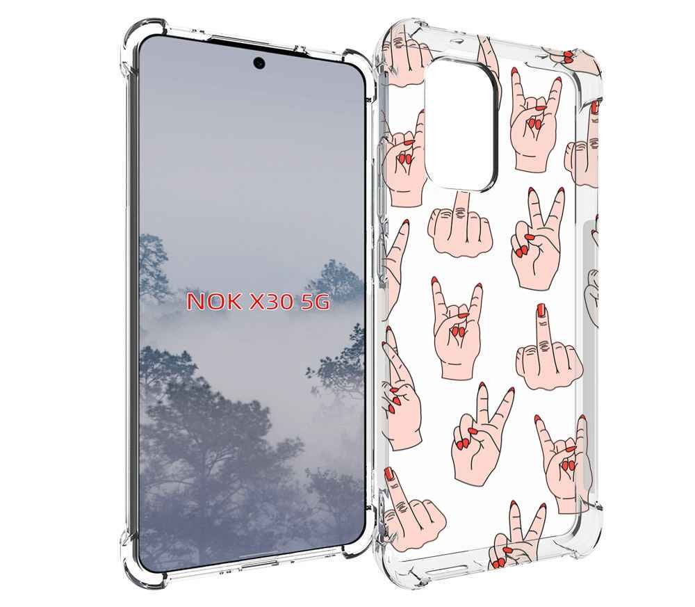 

Чехол MyPads разные-ручки для Nokia X30 5G, Tocco