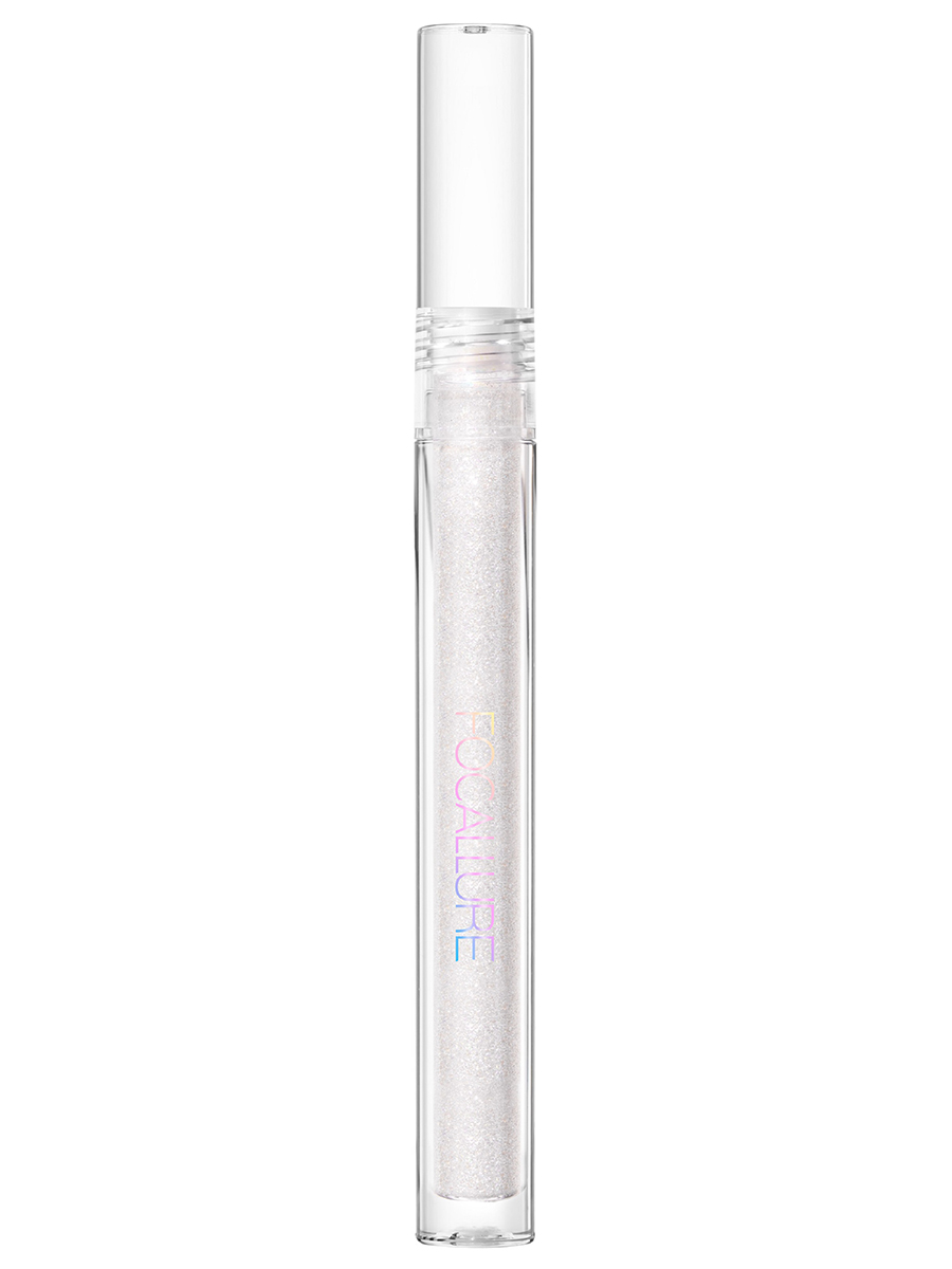 

Тени для век Focallure жидкие с глиттером Glittering Liquid Eyeshadow тон S05, Серебристый