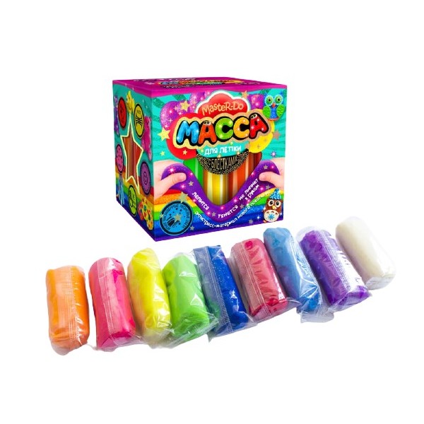 

Масса для лепки Master Do, 9 цветов Danko Toys