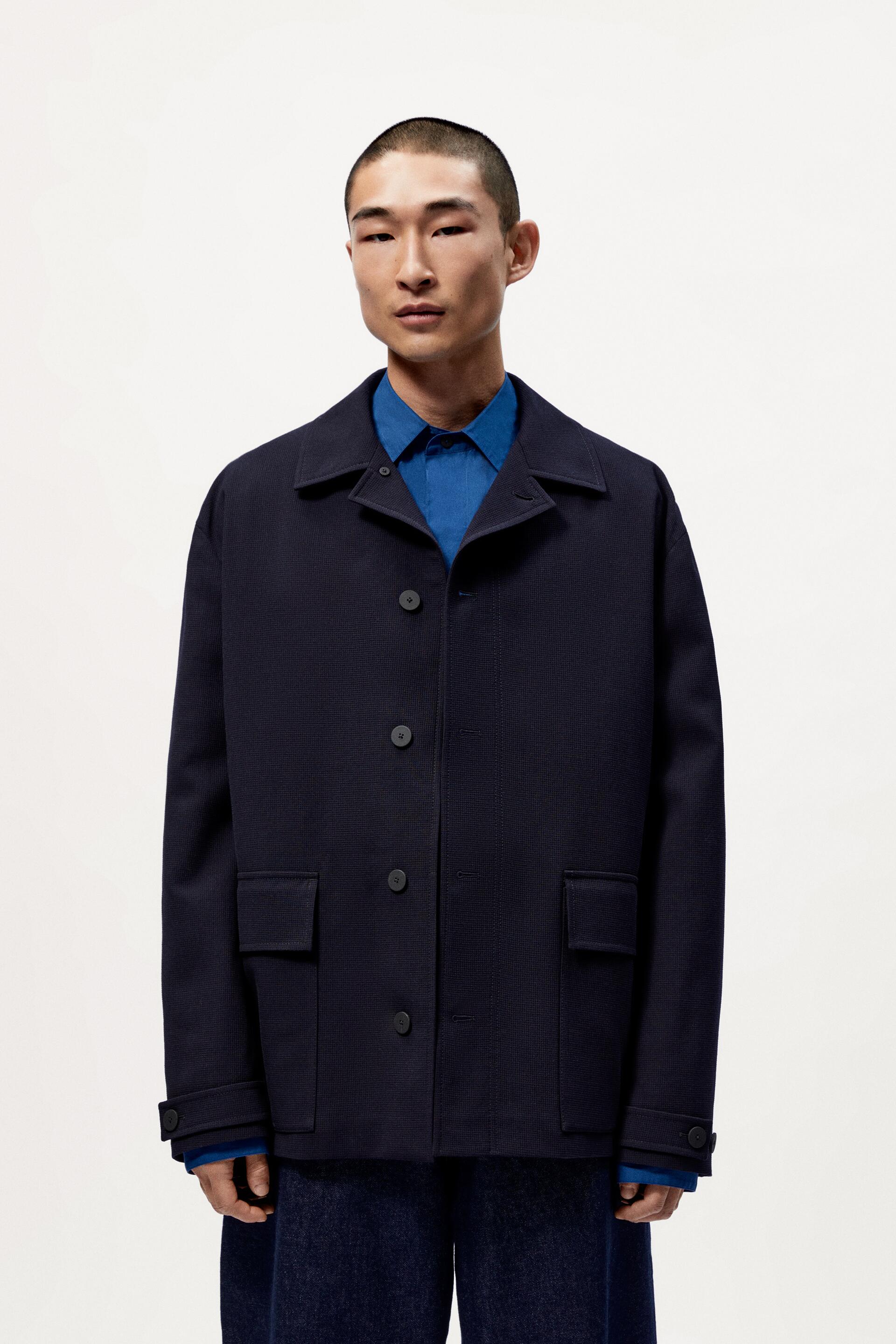 

Жакет мужской ZARA 05667805 синий S (доставка из-за рубежа), 05667805