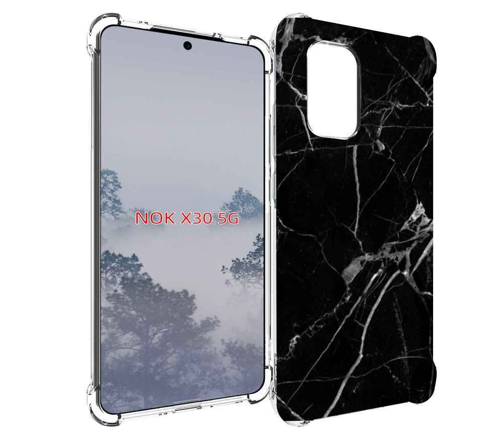 

Чехол MyPads разбитое стекло для Nokia X30 5G, Tocco