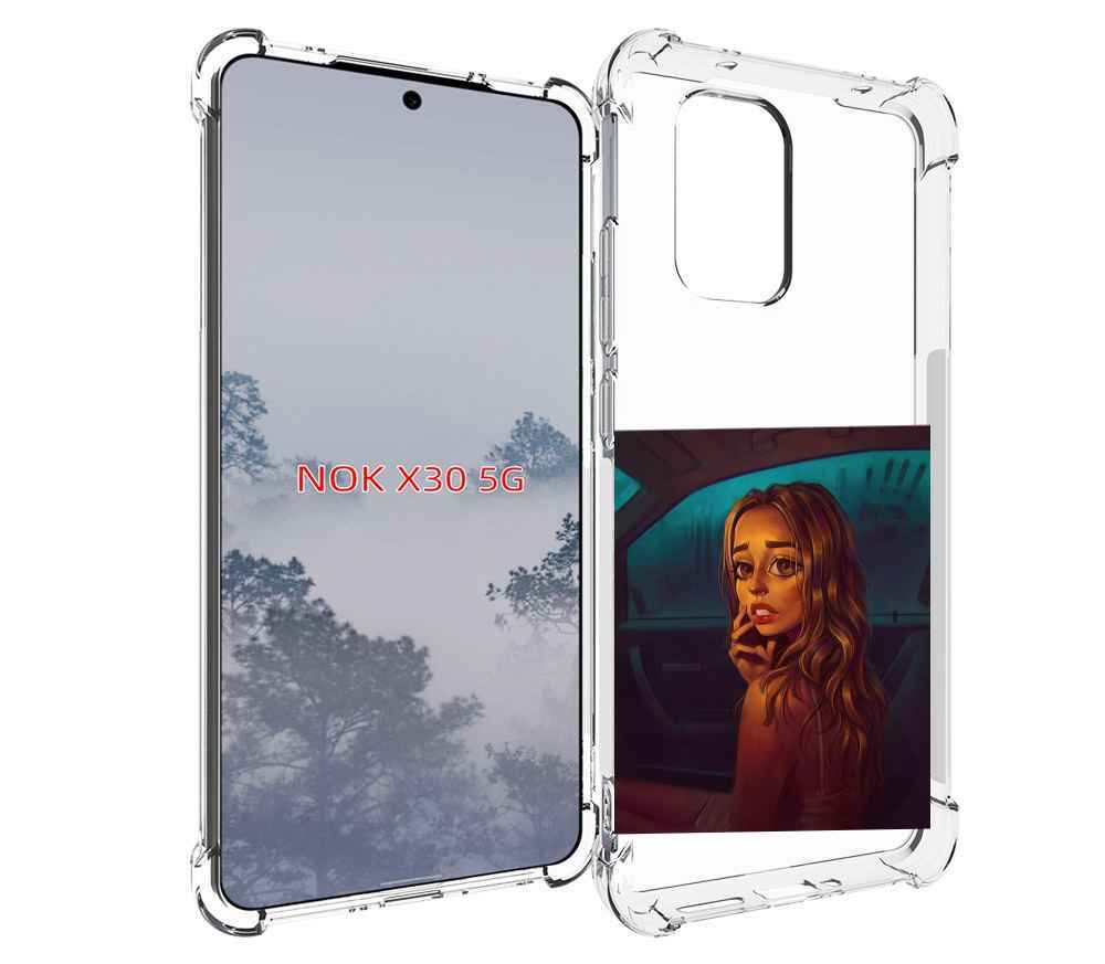 

Чехол MyPads пуп-невесты женский для Nokia X30 5G, Tocco