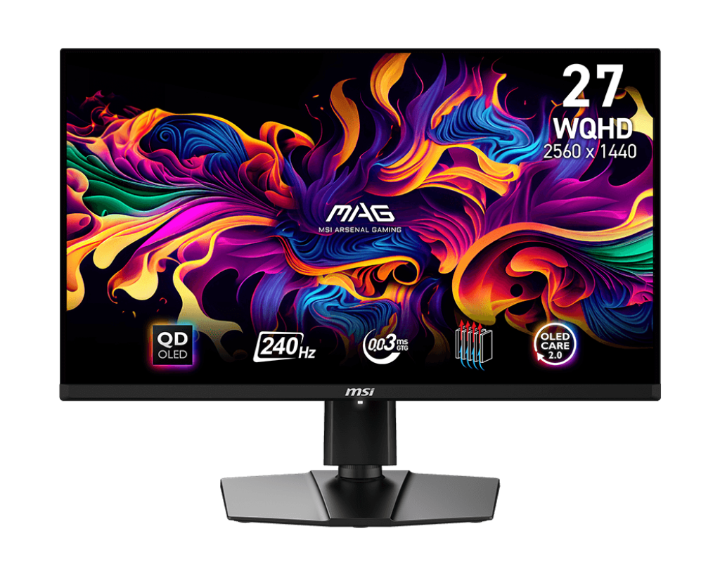 

26.5" Монитор MSI MAG 271QPX черный 240Hz 2560x1440 OLED, MAG 271QPX