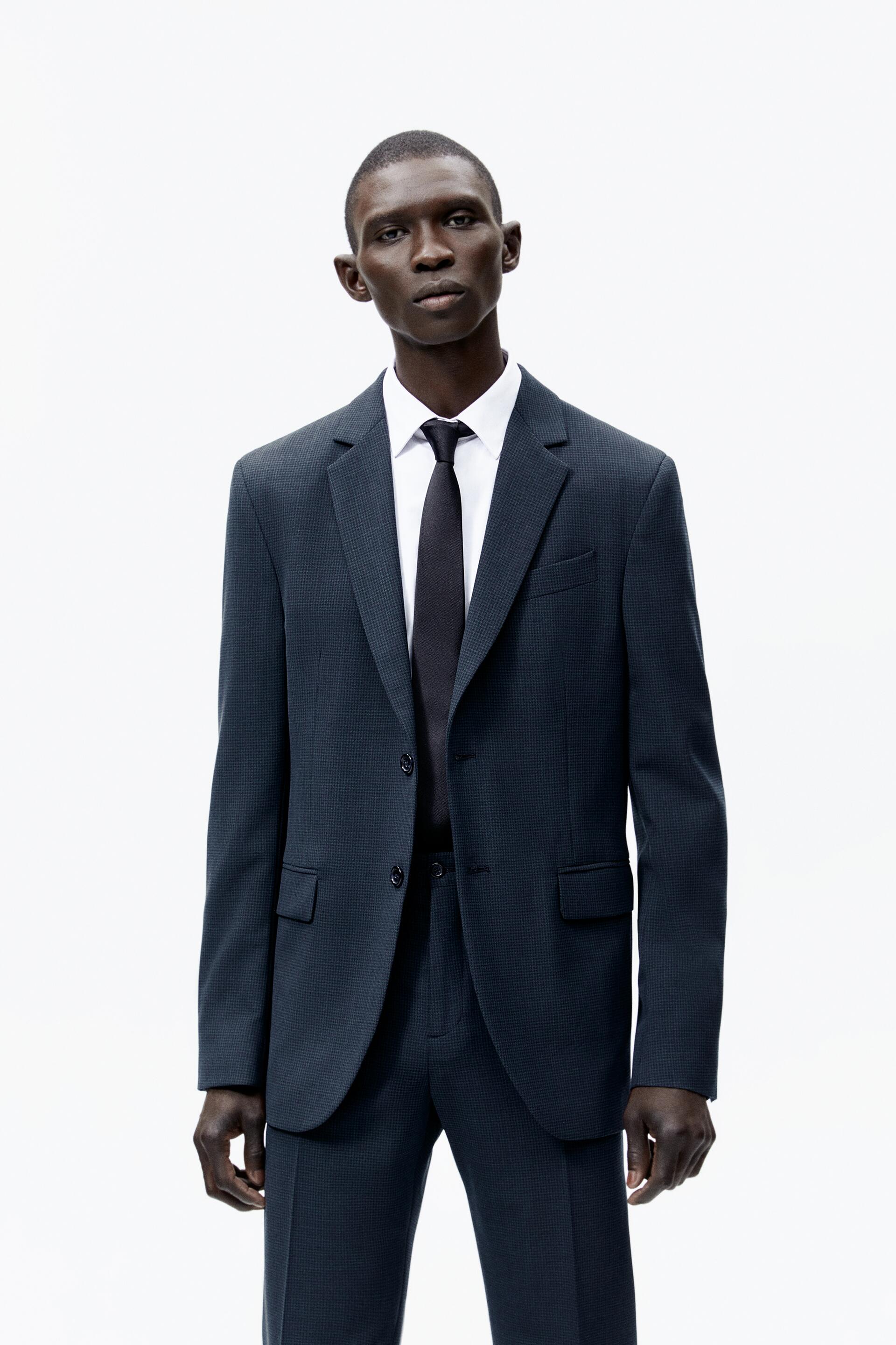 

Пиджак мужской ZARA 05652987 зеленый 46 RU (доставка из-за рубежа), 05652987