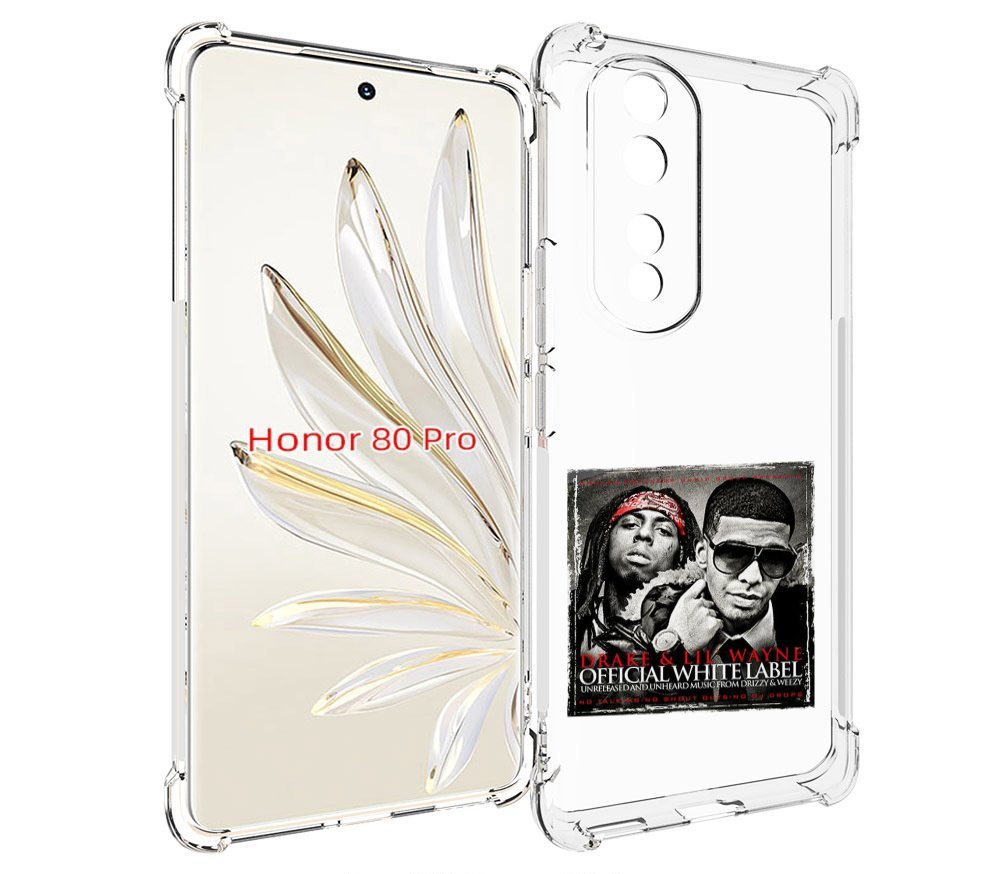 

Чехол MyPads Drake - Official White Label для Honor 80 Pro, Прозрачный, Tocco