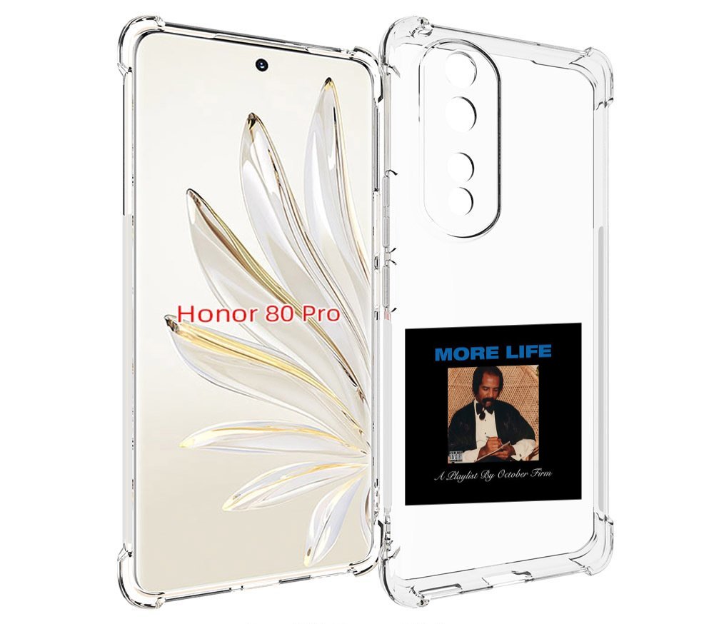 

Чехол MyPads Drake - More Life для Honor 80 Pro, Прозрачный, Tocco