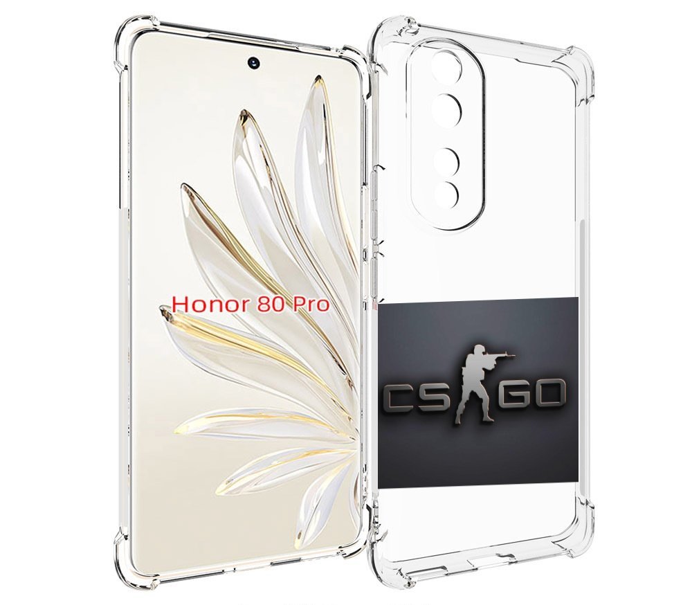 

Чехол MyPads CS go логотип мужской для Honor 80 Pro, Прозрачный, Tocco
