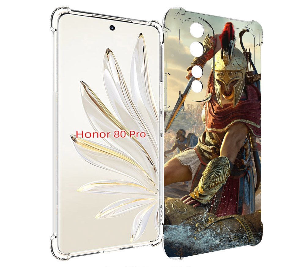 

Чехол MyPads Assassin's Creed Odyssey Kassandra мужской для Honor 80 Pro, Прозрачный, Tocco