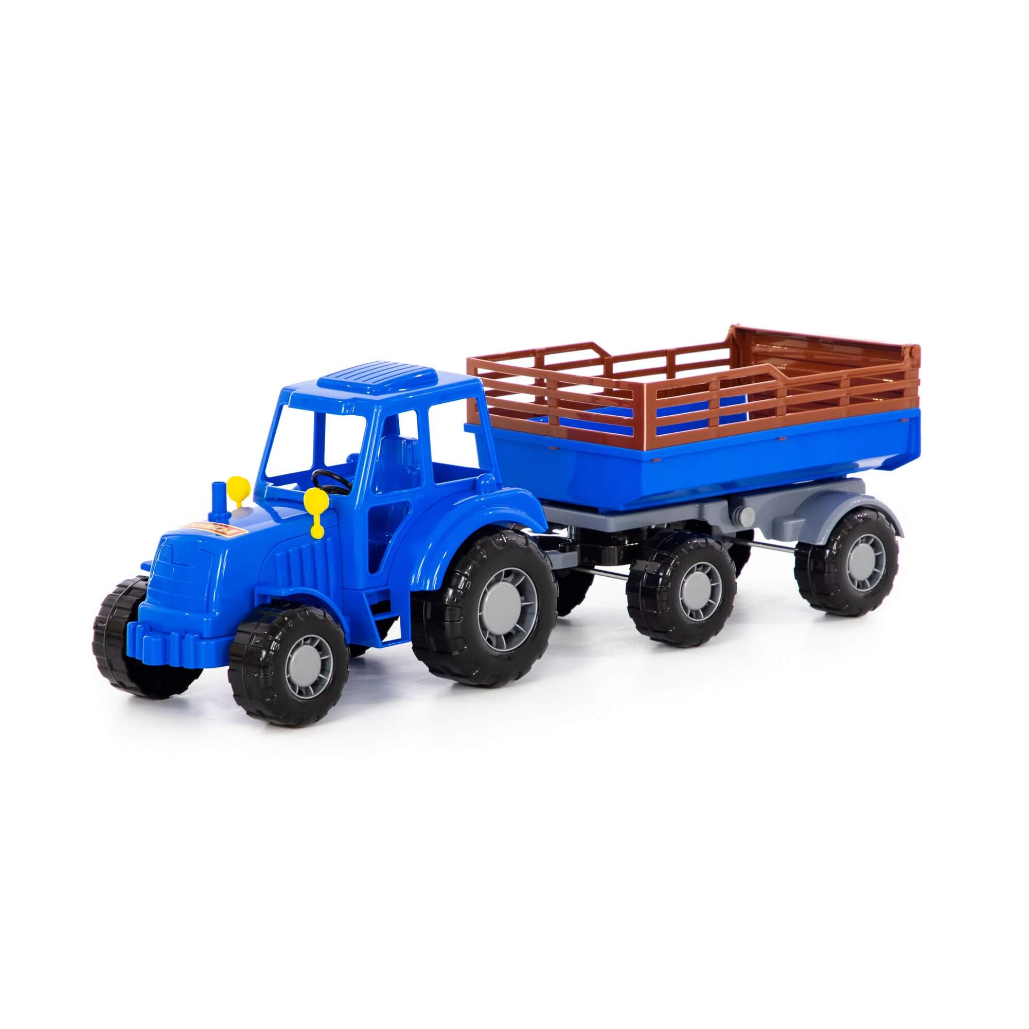 Трактор Алтай с прицепом №2 (синий) Полесье трактор алтай с прицепом 2 полесье