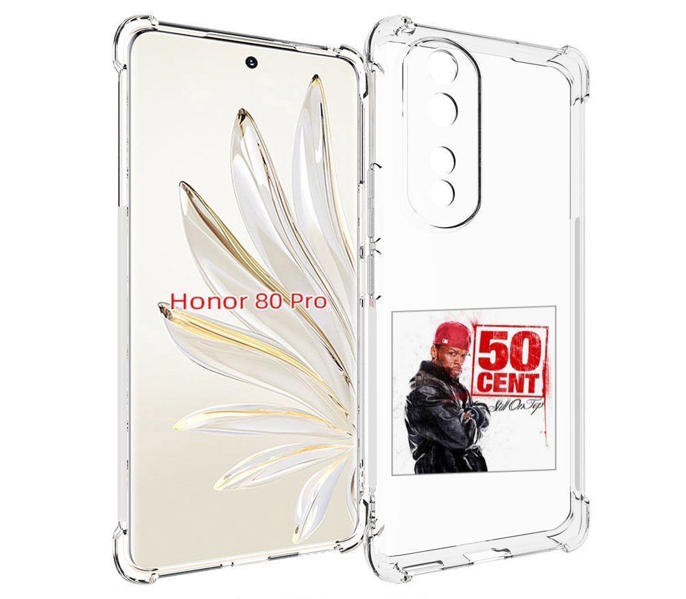 

Чехол MyPads 50 Cent - Still On Top для Honor 80 Pro, Прозрачный, Tocco