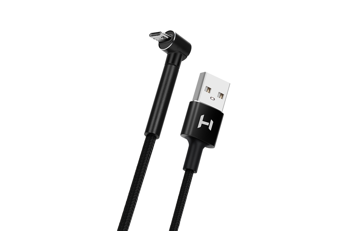 Кабель HARPER STCH-390, USB A(m), micro USB B (m), 1м, черный