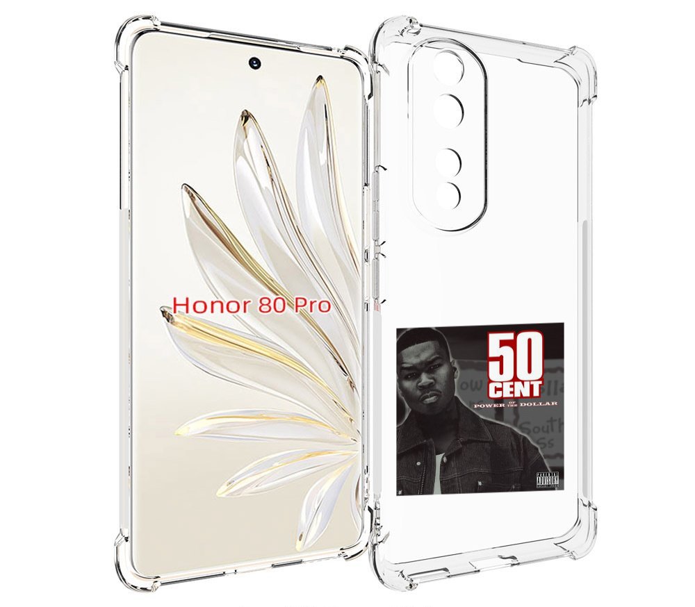 

Чехол MyPads 50 Cent - Power Of The Dollar для Honor 80 Pro, Прозрачный, Tocco