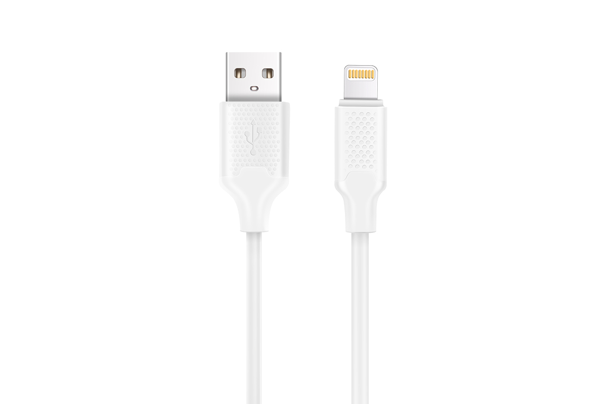 Кабель HARPER BCH-521, USB A(m), Lightning (m), 1.0м, белый