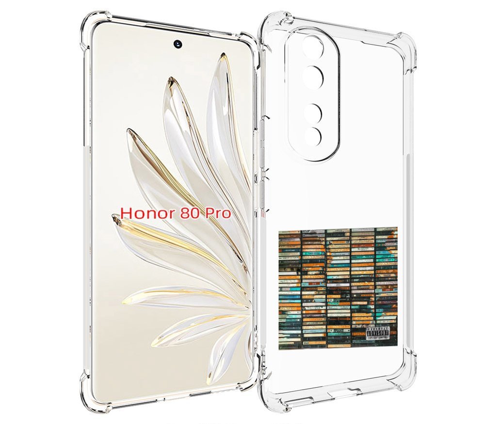 

Чехол MyPads 2004 Скриптонит для Honor 80 Pro, Прозрачный, Tocco