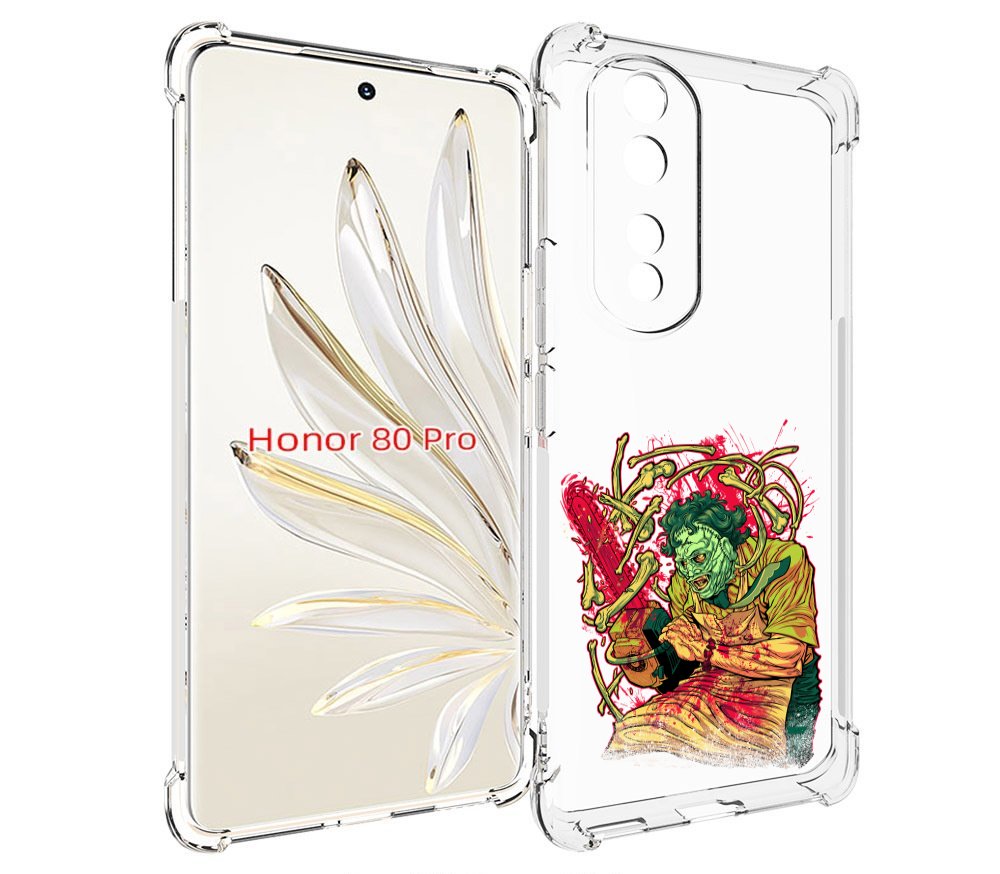 

Чехол MyPads яркий мясник для Honor 80 Pro, Прозрачный, Tocco