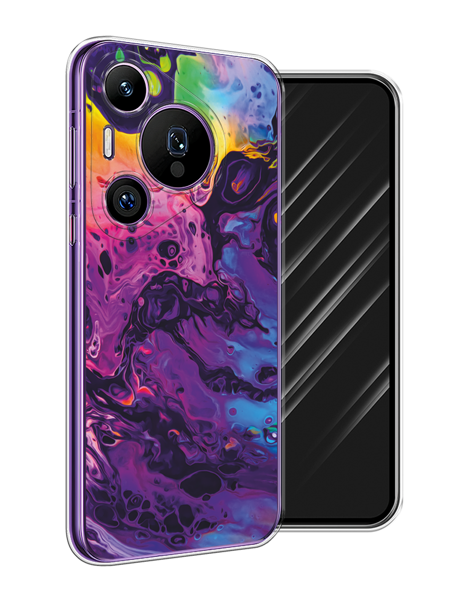

Чехол Awog на Huawei Pura 70 Pro/70 Pro Plus "ACID fluid", Бордовый, 6124150-1