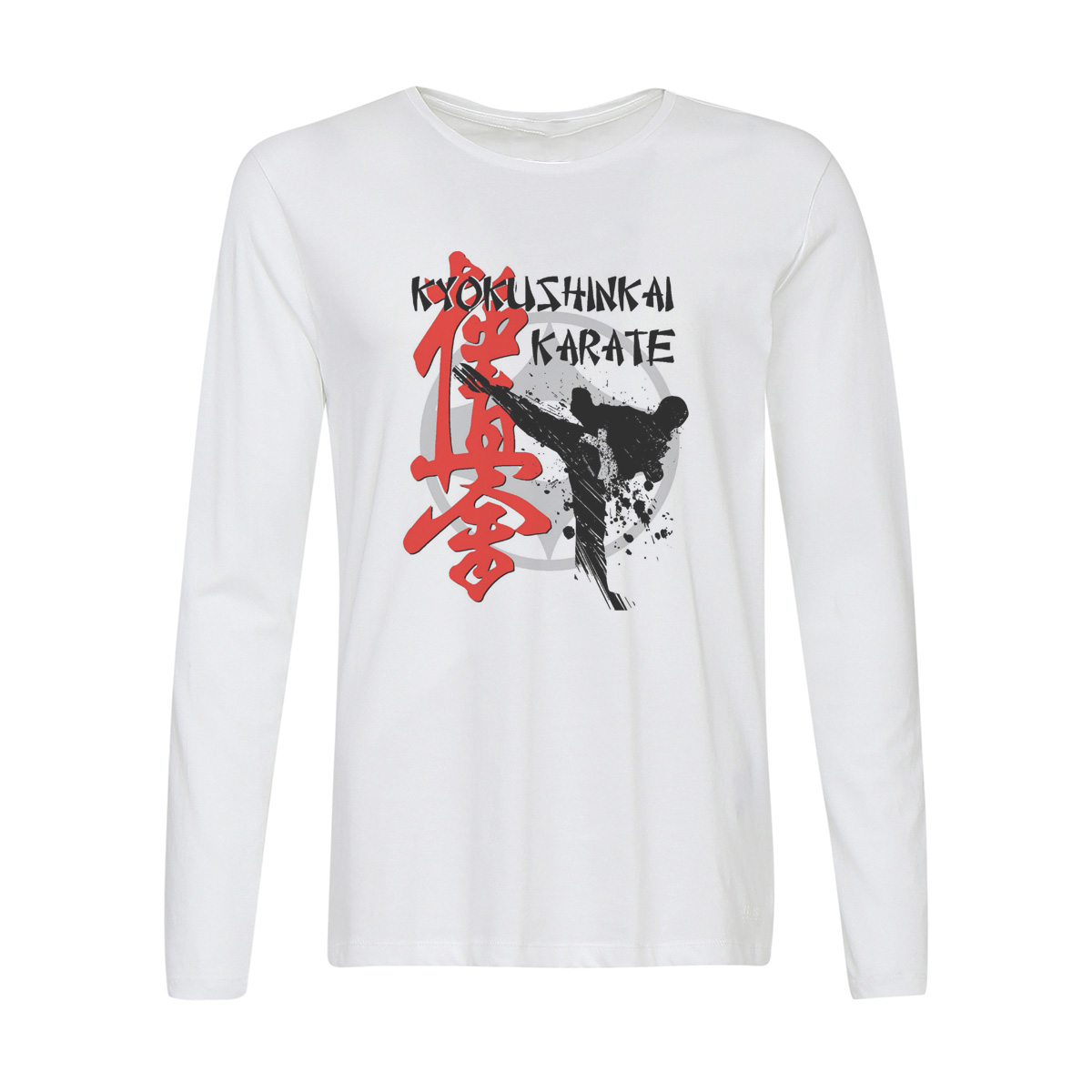 

Лонгслив CoolPodarok Kyokushinkai karate (киокушинкай каратэ), Белый, w0113466