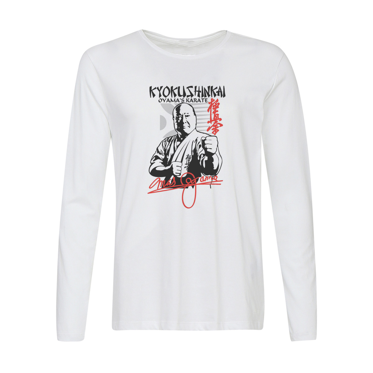 

Лонгслив CoolPodarok Kyokushinkai (киокушинкай), Белый, w0113465