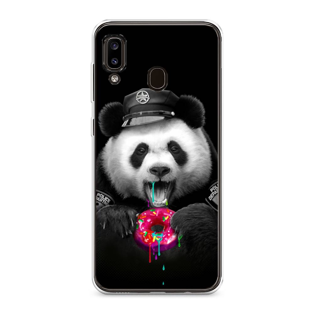 

Чехол Awog на Samsung Galaxy A30/A20 "Панда police", Разноцветный, 27550-2
