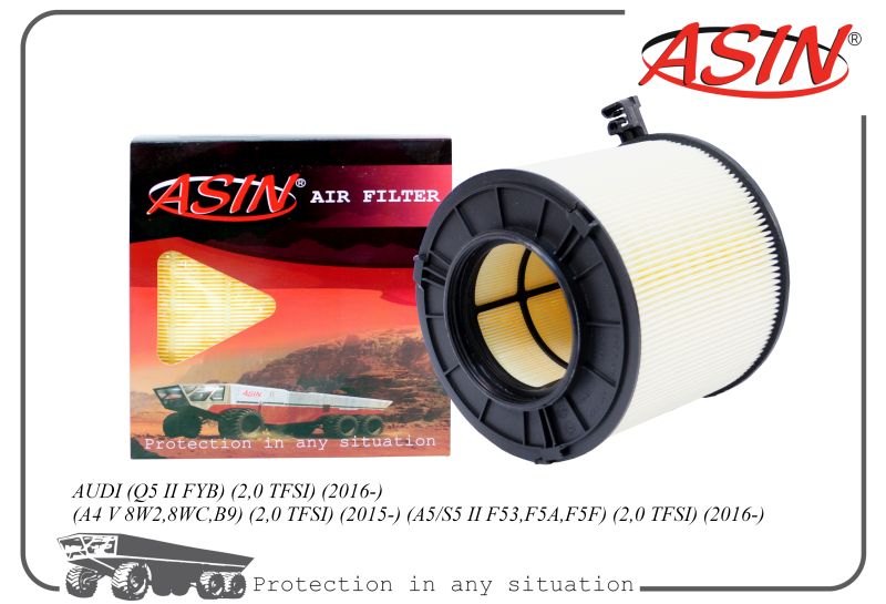 

Фильтр возд. 8W0133843C ASINFA2459 Q5 II FYB 2,0 TFSI A4 V 8W2,8WC,B9 2,0 TFSI 15- A5 S5