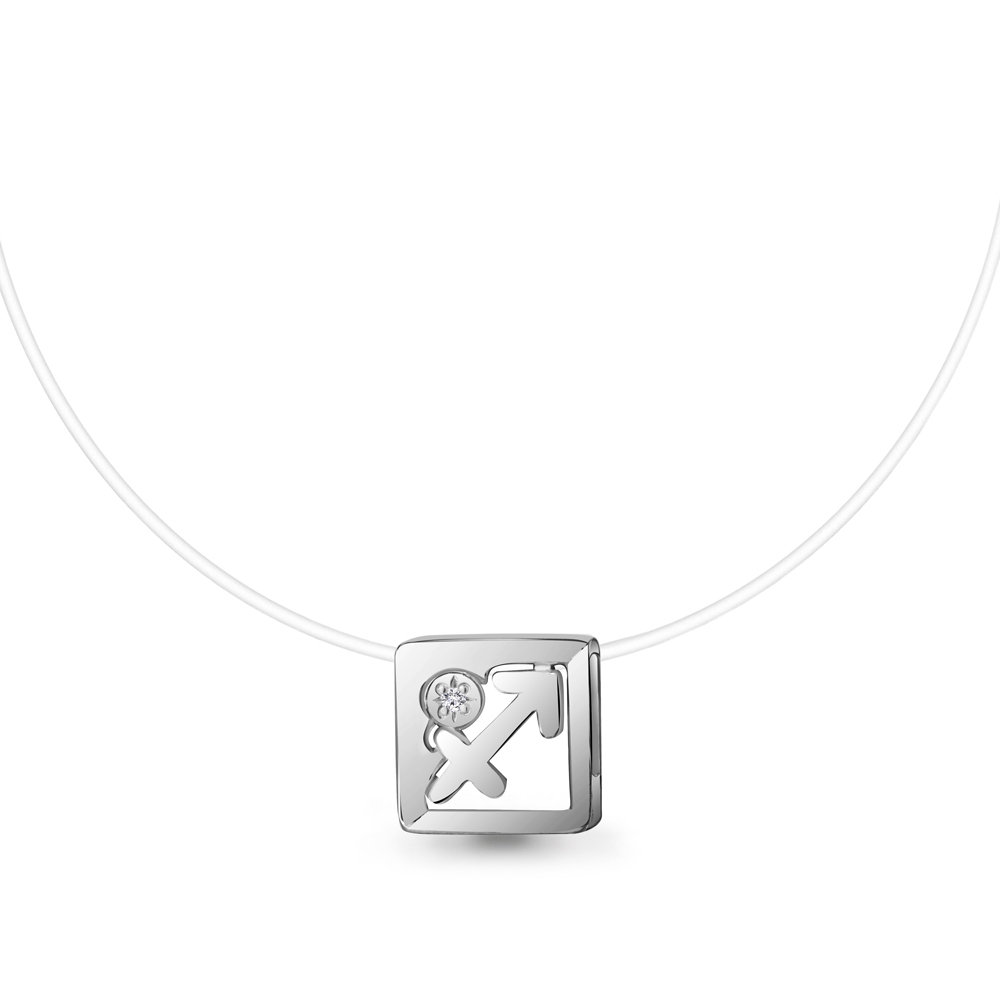 

Чокер из серебра с бриллиантом 40 см Aquamarine 070068_925_р, 070068_925_р