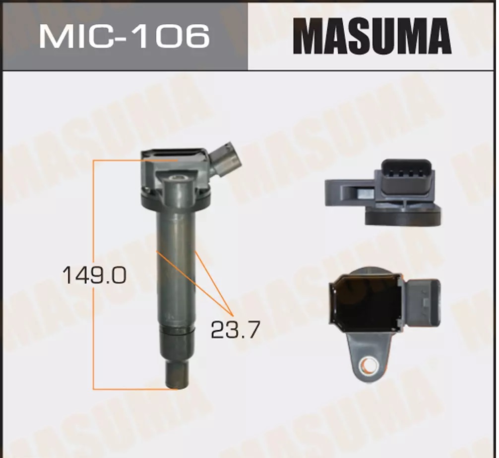 

Катушка зажигания Toyota 4 Runner IV/Land Cruiser 100/Land Cruiser 200 96>14 Masuma MIC106