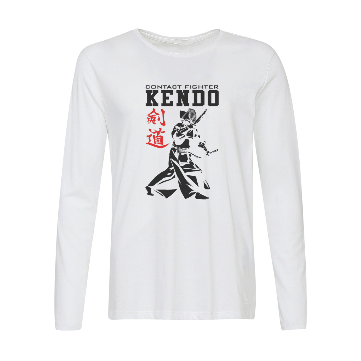 

Лонгслив CoolPodarok Contact fighter kendo (Кендо), Белый, w0113442