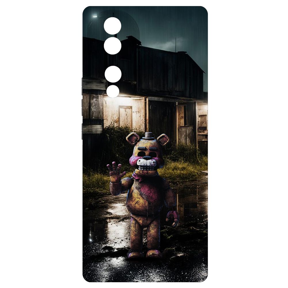 

Чехол-накладка Krutoff Soft Case ФНАФ - Фредди под дождем для Honor 70 черный