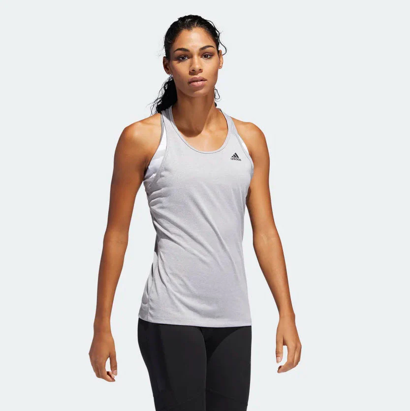 Майка женская Adidas Tech Prime 3-Stripes Tank Top DU3450 серая L