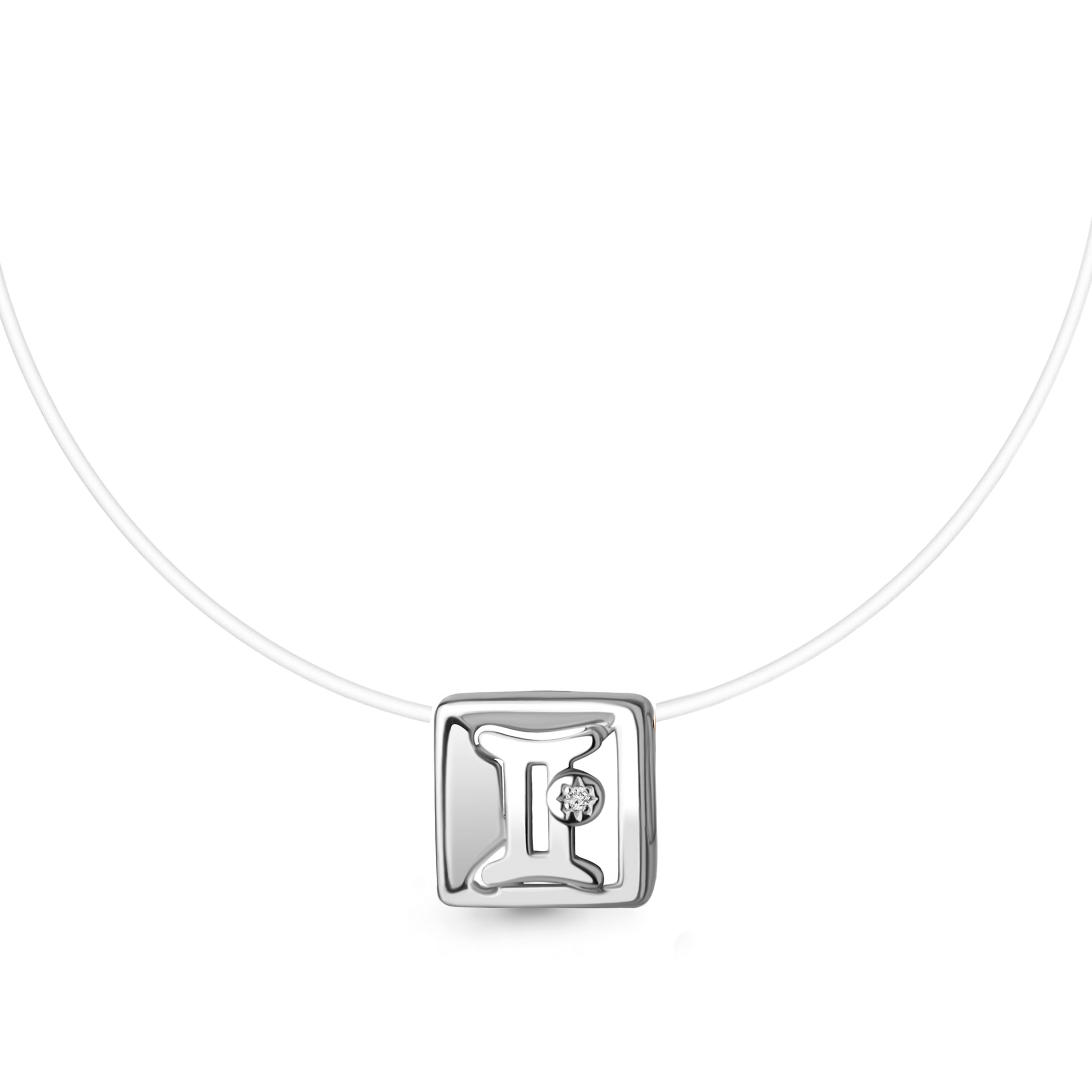 

Чокер из серебра с бриллиантом 40 см Aquamarine 070062_925_р, 070062_925_р