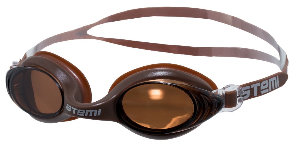 Очки для плавания ATEMI, комфорт, шоколад, тонированные, AF, от UVA, UVB, силикон N7104