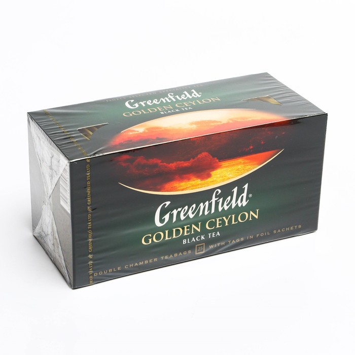 Чай черный Greenfield golden ceylon, 25 пакетиков по 2 г