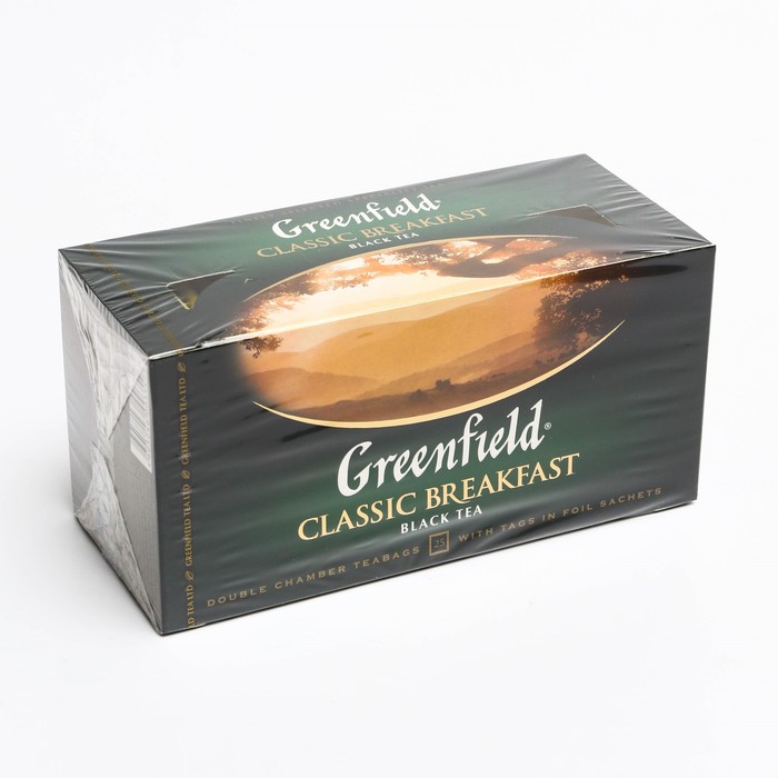 Чай черный Greenfield classic brekfast, 25 пакетиков по 2 г