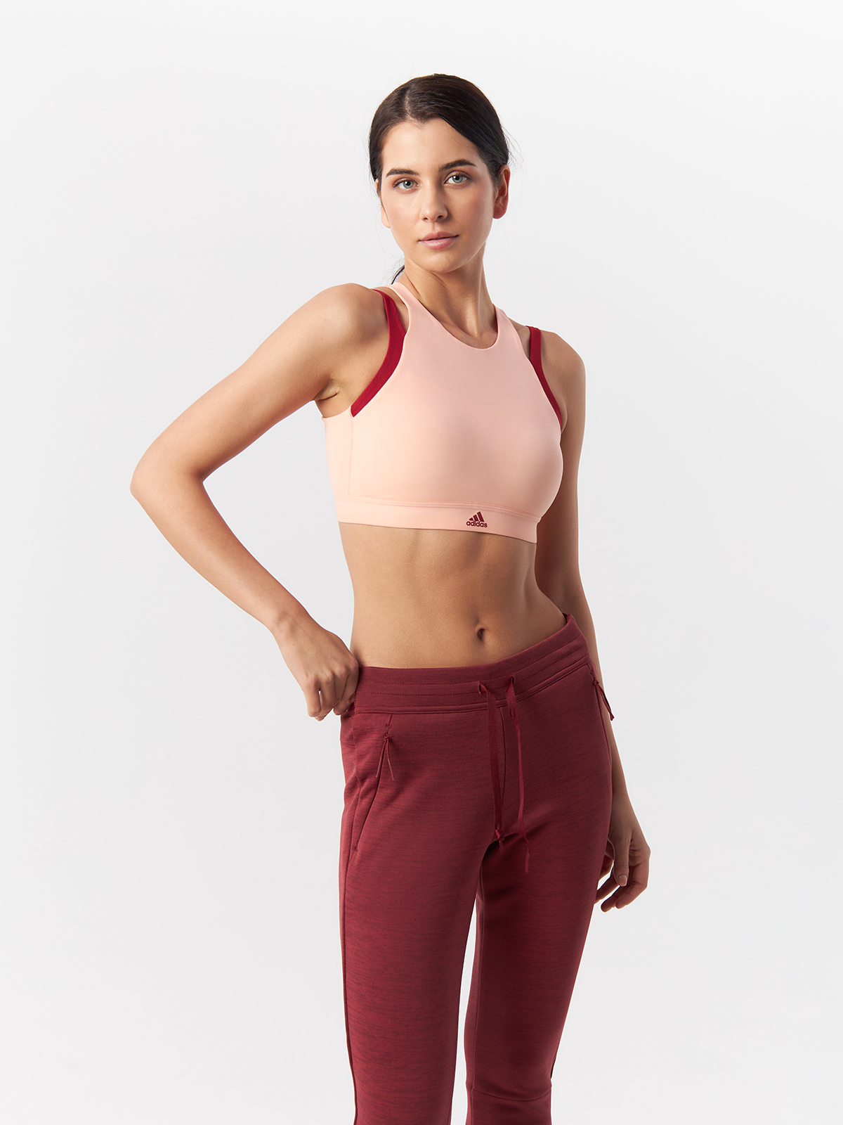 

Топ женский Adidas Halter Bra EA3346 розовый XS, Halter Bra