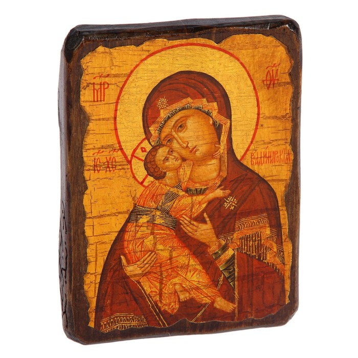 

Икона Божией Матери «Владимирская», под старину, на дереве (13х17), 50022