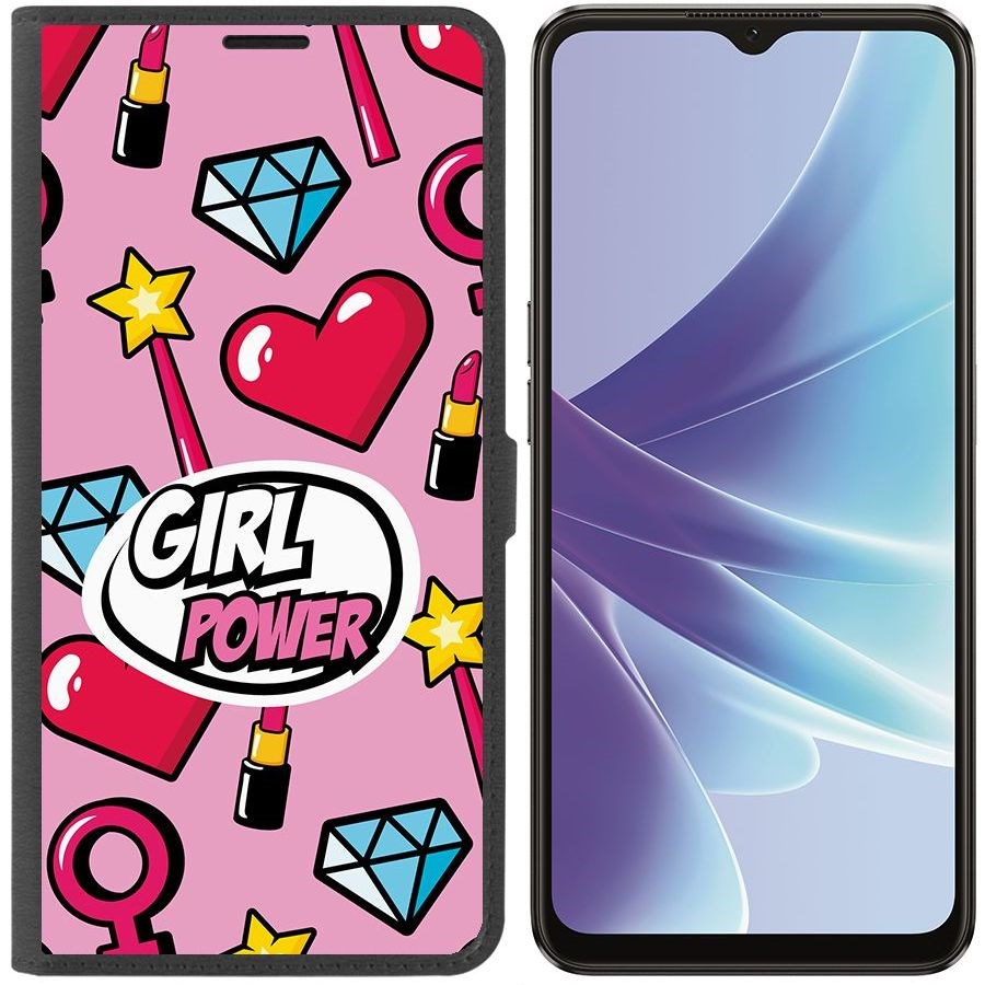 Чехол-книжка Eco Book для Oppo A57 Girl Power