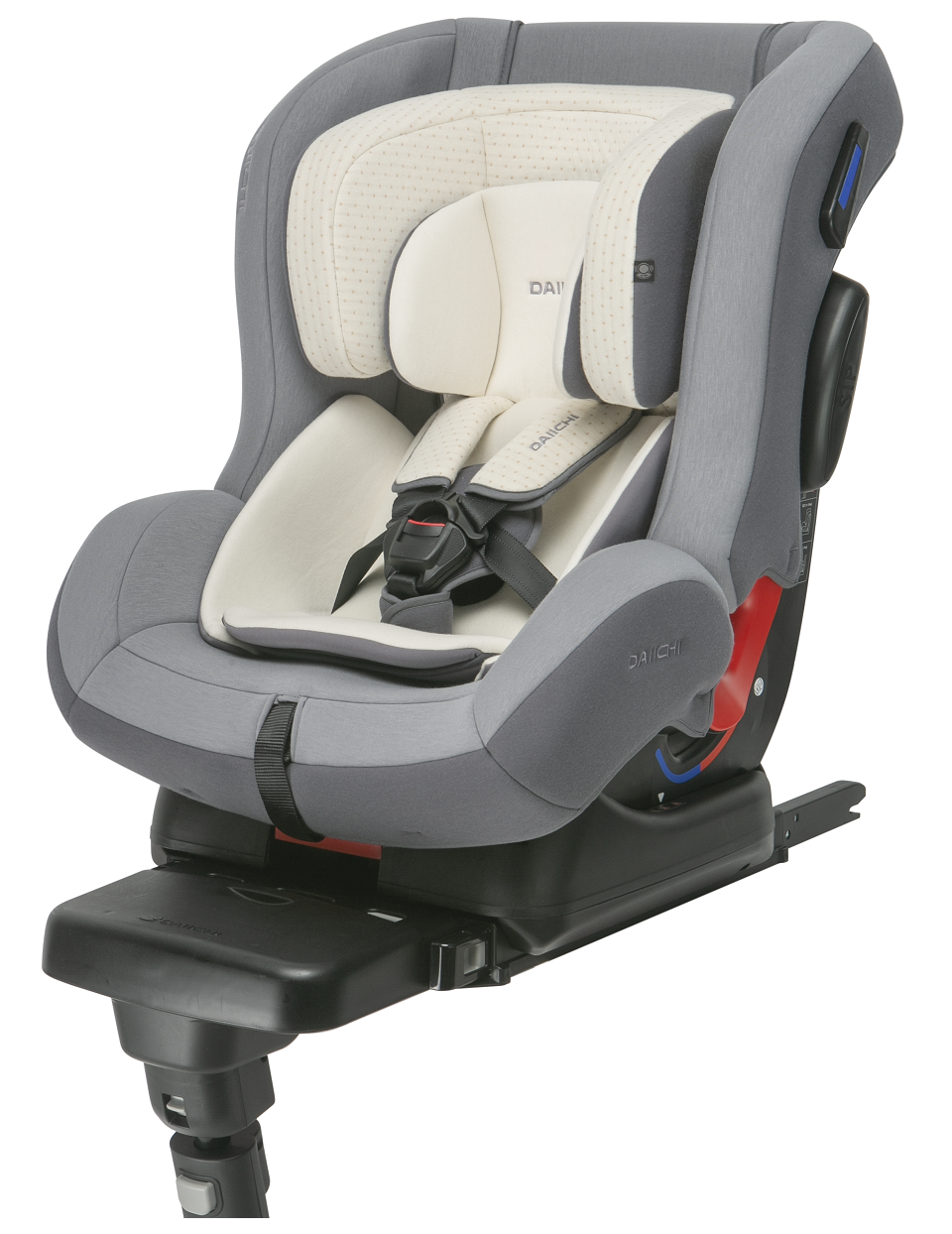 Автокресло DAIICHI First 7 Plus Organic Two-tone Grey isofix, гр 0/1/2 автокресло daiichi first 7 plus isofix charcoal серый гр 0 1 2