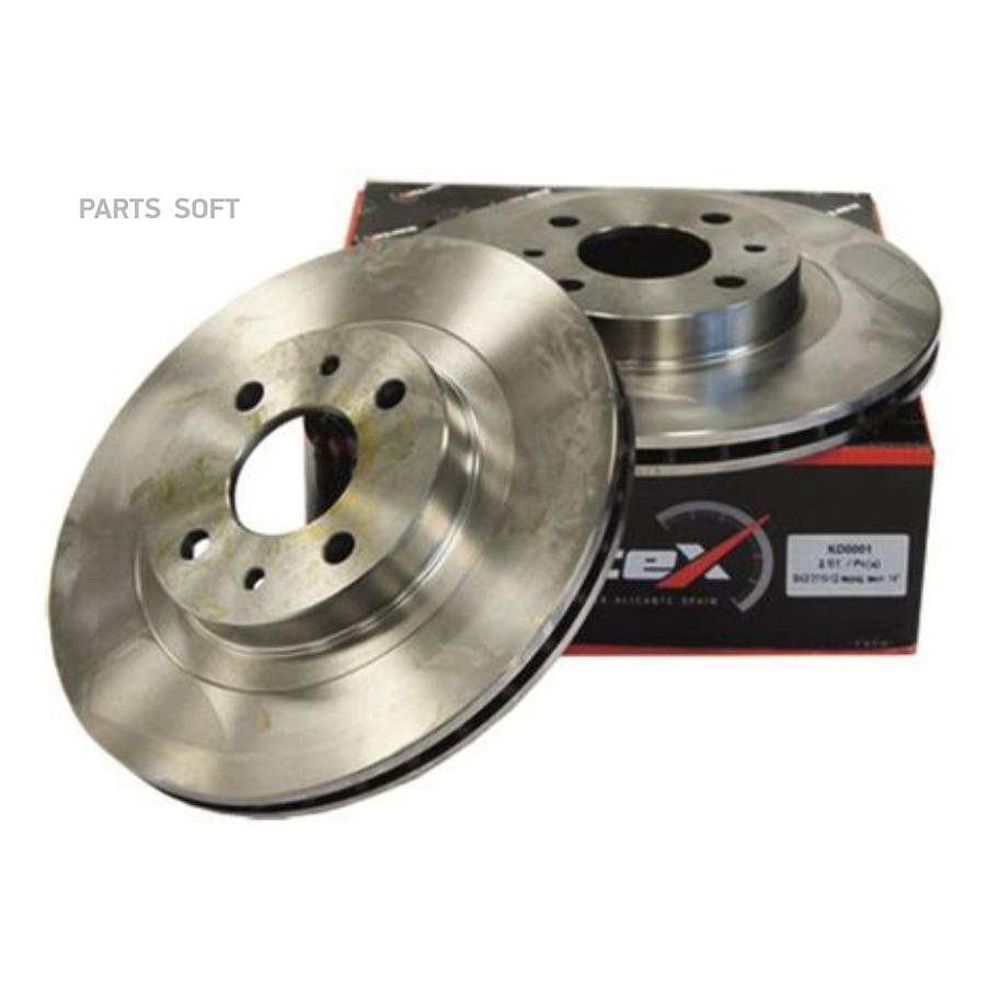 

KORTEX KD0001 Диск торм. ВАЗ 2110-12 перед.вент.d260mm R14 KD0001 1шт