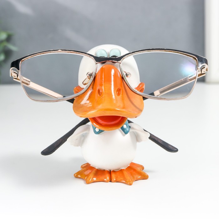 фото Сувенир полистоун подставка под очки "утёнок" 10,1 см nobrand