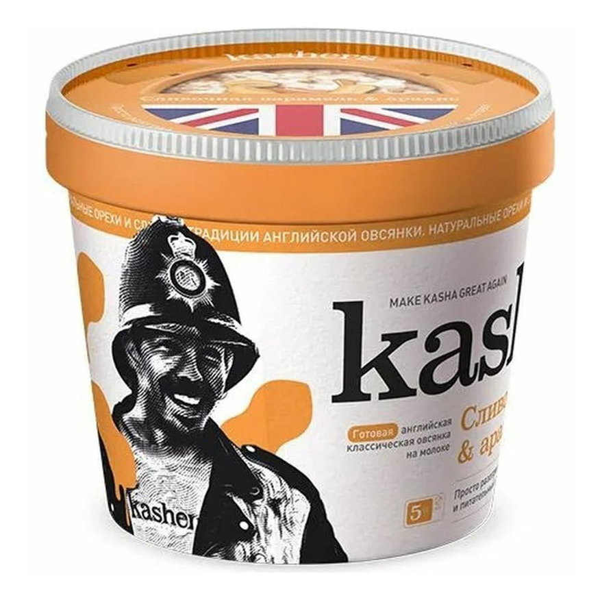 

Каша Kashers со сливочной карамелью и арахисом замороженная 220 г