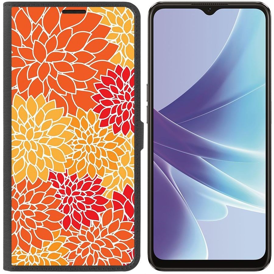 

Чехол-книжка Eco Book для Oppo A57 Цветочный паттерн 7