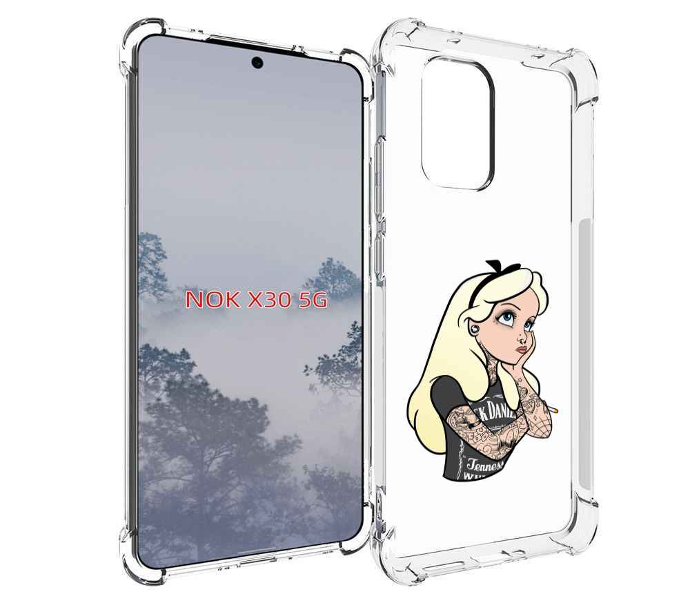 

Чехол MyPads принцесса-в-татуировках женский для Nokia X30 5G, Tocco