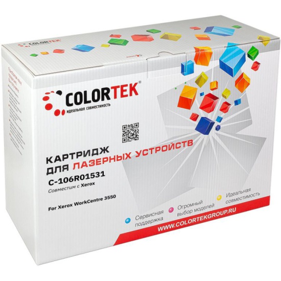 Совместимый картридж Colortek C-106R01531 черный для Xerox WorkCentre 3550