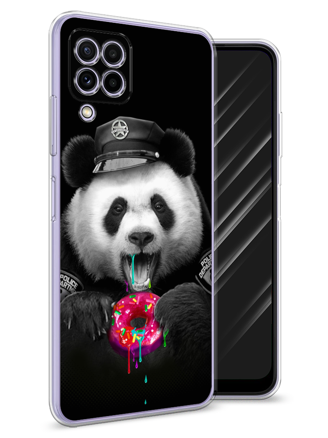 

Чехол Awog на Samsung Galaxy A22 / Самсунг A22 "Панда police", Разноцветный, 2103150-2