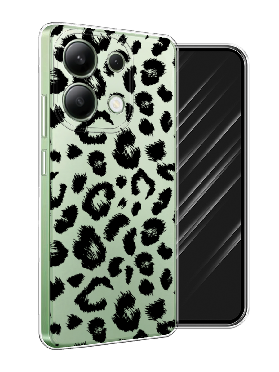 

Чехол Awog на Xiaomi Redmi Note 13 4G (Global) "Окрас леопарда фон", Черный, 321050-1