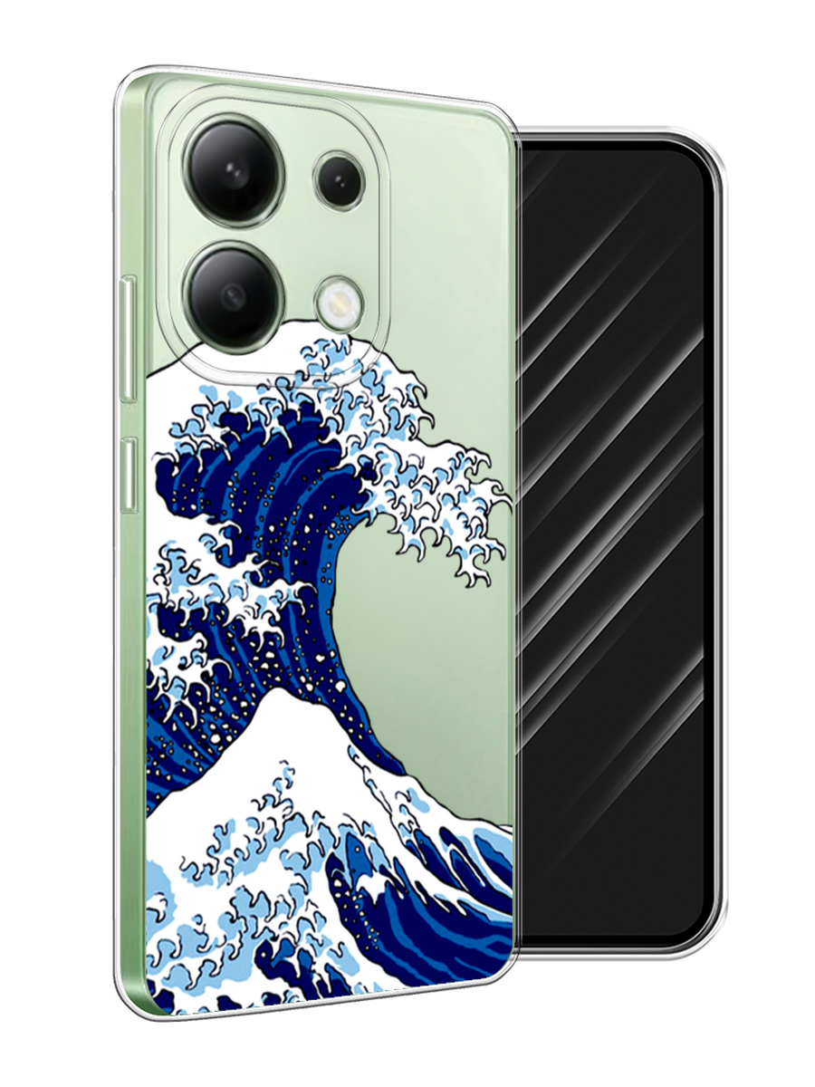

Чехол Awog на Xiaomi Redmi Note 13 4G (Global) "Волна в Канагаве", Синий;белый, 321050-1