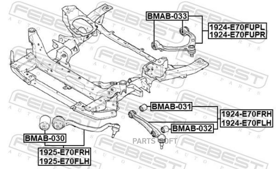 

Тяга Передняя Правая FEBEST 1925e70frh