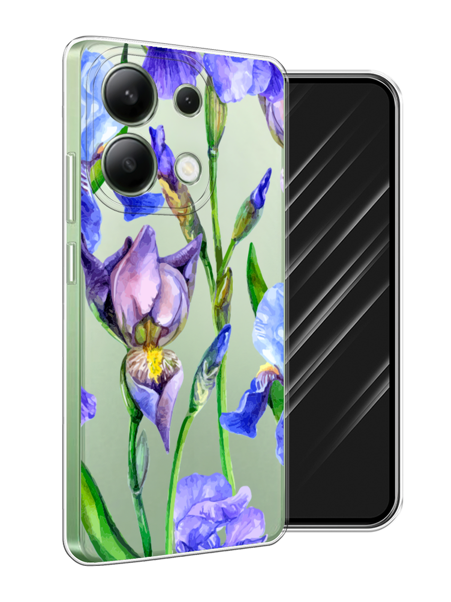 

Чехол Awog на Xiaomi Redmi Note 13 4G (Global) "Синие ирисы", Фиолетовый;голубой;зеленый, 321050-1